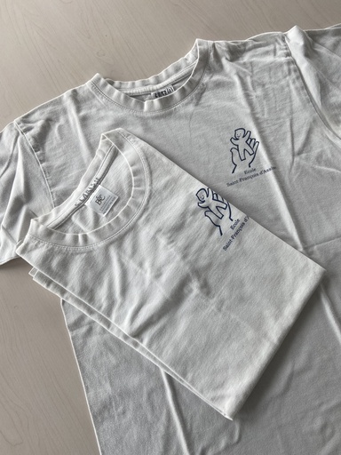 T-shirt Gymnastique blanc (frais facultatif)